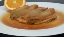 Tatin d'endives à l'orange