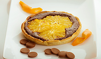 Tartelette orange chocolat