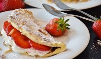 Pancake fraises