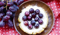 Tartelette aux raisins et ricotta