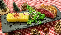 Filet de boeuf en croute de moutarde et écrasé de céleri à l'huile de truffe