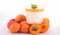 Verrines de Tapioca au lait de coco et abricots