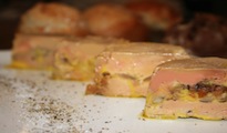Foie gras marbré aux fruits du mendiant