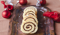 Gâteau roulé à la confiture de châtaignes