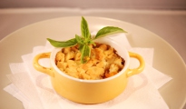 Crumble de potiron et comté