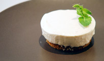 Cheesecake marrons, poire et spéculoos