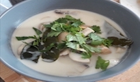 Soupe Tom Kha forestière