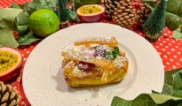 Gâteau de Noël à la noix de coco