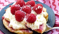 Tartelette chocolat blanc framboises