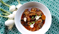 Bourguignon veggie aux champignons