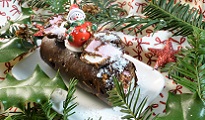 Saucisson de Noël au chocolat